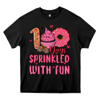 Black 100 days sprinkled with fun Heavy Core Tee - MaliasSmallBusiness