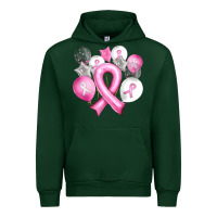 Forest Green Balloons cancer ribbon Urban Hoodie - Artiststas