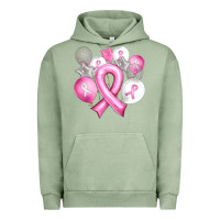 Pigment Oil Green Balloons cancer ribbon Urban Hoodie - Artiststas