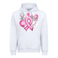 White Balloons cancer ribbon Urban Hoodie - Artiststas