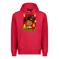 Cardinal blessed juneteenth Premium Hoodie - FaDigitalArtStudio