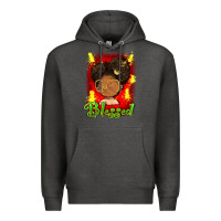 Charcoal Heather blessed juneteenth Premium Hoodie - FaDigitalArtStudio
