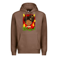 Chestnut blessed juneteenth Premium Hoodie - FaDigitalArtStudio