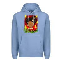 Colony Blue blessed juneteenth Premium Hoodie - FaDigitalArtStudio