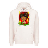 Pale Pink blessed juneteenth Premium Hoodie - FaDigitalArtStudio