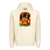 Sandshell blessed juneteenth Premium Hoodie - FaDigitalArtStudio