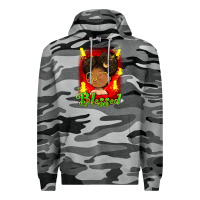 Slate Camo blessed juneteenth Premium Hoodie - FaDigitalArtStudio