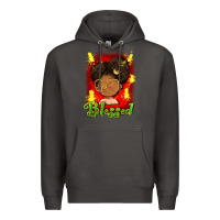 Smoke blessed juneteenth Premium Hoodie - FaDigitalArtStudio