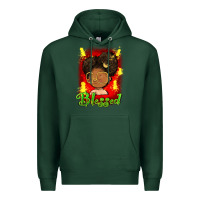 Sports Green blessed juneteenth Premium Hoodie - FaDigitalArtStudio