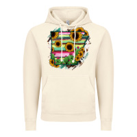 Vintage Artic Arkansas Map Sunflower Cactus Serape Vintage Hoodie - RanaPortraitStore
