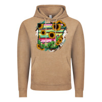 Vintage Coffee Arkansas Map Sunflower Cactus Serape Vintage Hoodie - RanaPortraitStore