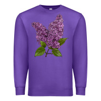 Purple Purple Lilac Flower Premium Sweatshirt - LillyAllenDesigns