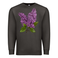 Smoke Purple Lilac Flower Premium Sweatshirt - LillyAllenDesigns