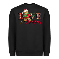 Black love christmas gingerbread Heavyweight Sweatshirt - CowGirlArtShop
