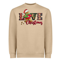 Love Christmas Gingerbread Heavyweight Sweatshirt | Teevron