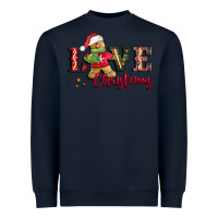 Navy love christmas gingerbread Heavyweight Sweatshirt - CowGirlArtShop