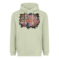 Matcha 4th of july background Heavyweight Hoodie - BundleAndBundleShop