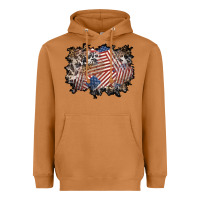Meerkat 4th of july background Heavyweight Hoodie - BundleAndBundleShop