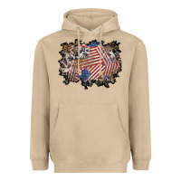Mushroom 4th of july background Heavyweight Hoodie - BundleAndBundleShop
