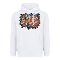 White 4th of july background Heavyweight Hoodie - BundleAndBundleShop