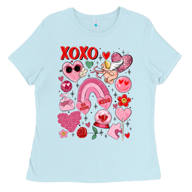 Cute Valentines Day Ladies Tee by MaliasSmallBusiness | Teevron
