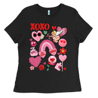 Black cute valentines day Ladies Tee - MaliasSmallBusiness