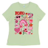 Matcha cute valentines day Ladies Tee - MaliasSmallBusiness