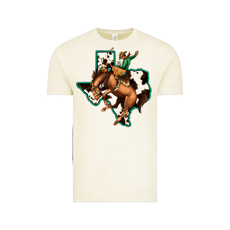 Cowhide Texas Map Rodeo Cowboy Vintage Tee by Bettercallsaul | Teevron