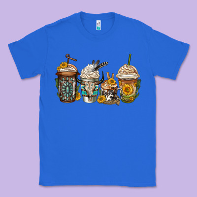 Bull Skull Western Coffee Cups Classic Tee Designed By Jasminsmagicworld