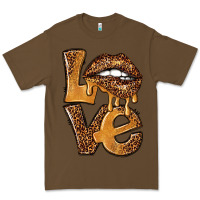Cacao love leopard with lips Premium Tee - NancyCooperArtShop
