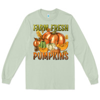 Matcha Farm Fresh Pumpkins Long Sleeve Tee - texasbilliewilder