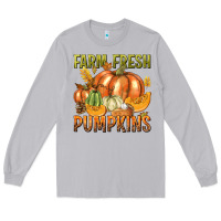 Moon Dust Farm Fresh Pumpkins Long Sleeve Tee - texasbilliewilder