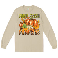 Mushroom Farm Fresh Pumpkins Long Sleeve Tee - texasbilliewilder