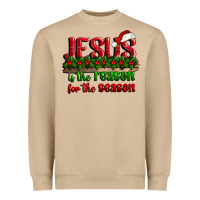 Mushroom jesus is the reason for the season Heavyweight Sweatshirt - CowGirlArtShop