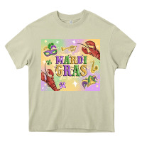 Mossy mardi gras Heavy Core Tee - MaliasSmallBusiness