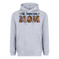 Heather Grey all american mom Heavyweight Hoodie - BundleAndBundleShop