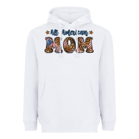 White all american mom Heavyweight Hoodie - BundleAndBundleShop