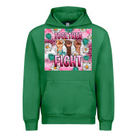 Emerald Breast Cancer Together Fight Urban Hoodie - Artiststas