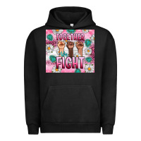 Pigment Black Breast Cancer Together Fight Urban Hoodie - Artiststas