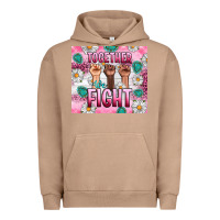 Pigment Burro Breast Cancer Together Fight Urban Hoodie - Artiststas