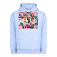 Pigment Grape Ice Breast Cancer Together Fight Urban Hoodie - Artiststas