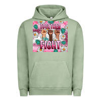 Pigment Oil Green Breast Cancer Together Fight Urban Hoodie - Artiststas