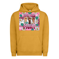 Pigment Peanut Butter Breast Cancer Together Fight Urban Hoodie - Artiststas