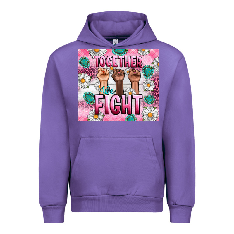 Breast Cancer Together Fight Urban Hoodie by Artiststas | Teevron