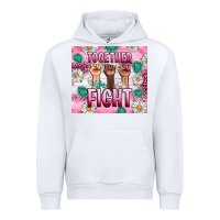 White Breast Cancer Together Fight Urban Hoodie - Artiststas