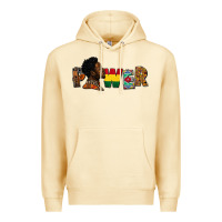 Pina Colada Power Juneteenth Premium Hoodie - FaDigitalArtStudio