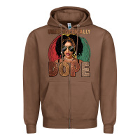 Chestnut Unapologetically dope Zipper Hoodie - FaDigitalArtStudio