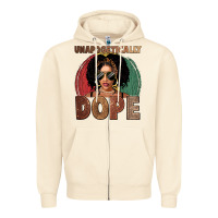 Sandshell Unapologetically dope Zipper Hoodie - FaDigitalArtStudio