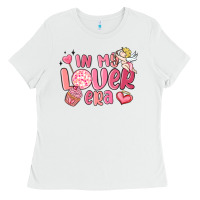 White in my lover era valentines day Ladies Tee - MaliasSmallBusiness