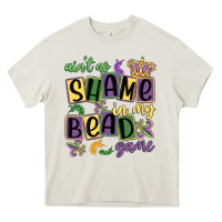 Cream ain't no shame in my bead game Heavy Core Tee - MaliasSmallBusiness
